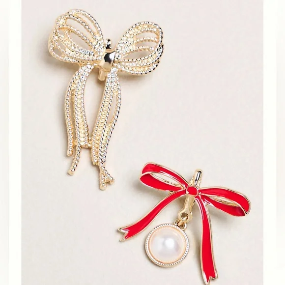 NWT Anthropologie Bow Shoe Charms - Picture 2 of 2